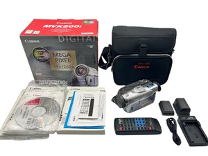 Canon MVX200i MiniDV Camcorder – Digital Video Kamera - OVP getestet von Sammler - Bild 1 von 21