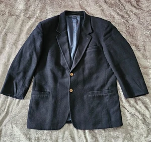 Vintage City Design Premium Men’s 40R Navy Blue Blazer Suit Jacket Wool (C5) - Picture 1 of 6