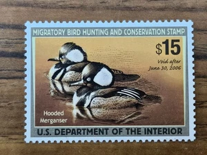US Federal Duck Stamps Scott # RW72 $15 MNH FREE SHIPPING - Picture 1 of 2