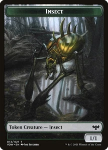 Foil Token Innistrad: Crimson Vow INSECT 013/TREASURE 018 - Picture 1 of 2