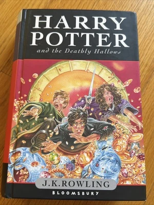 Harry Potter and the Deathly Hallows – UK 2007 First Edition Hardcover Foto 1 de 4