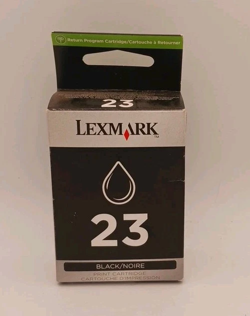 Genuine Lexmark Black 23 Printer Ink Cartridge - New & Sealed - Image 1 of 1