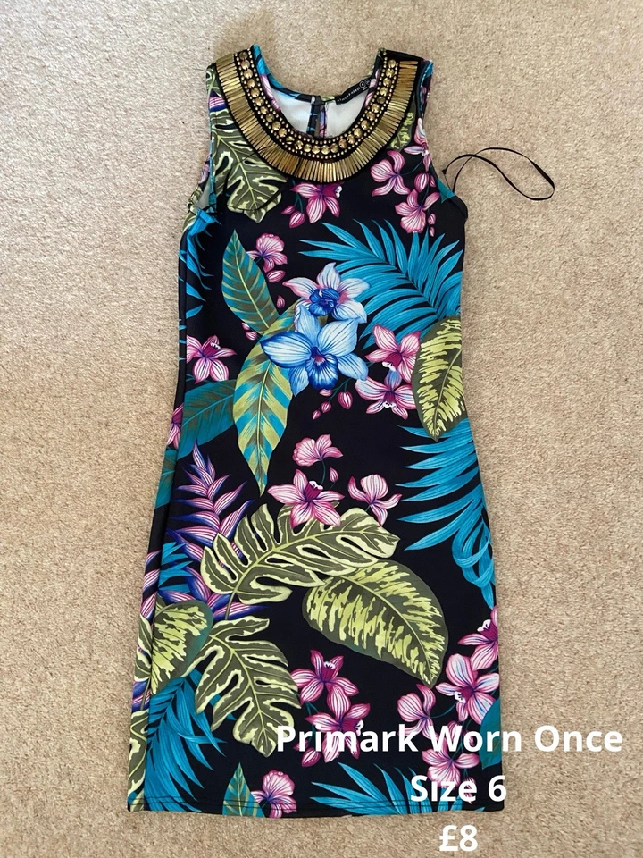 Primark Bodycon summer Dress - Size 6 - Image 1 of 1