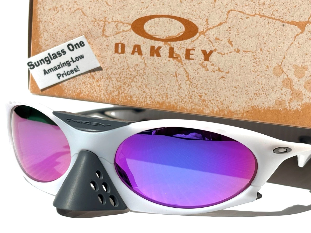 オークリー　サングラス　ホワイト✖️パープル Oakley White Purple Sunglasses for Men for sale | eBay