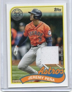 2024 Topps #89BR-JP Jeremy Peña 1989 35th Anniversary Relics - Picture 1 of 2