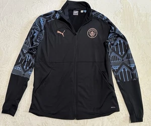 Puma Manchester City Stadium Jacke schwarz Herren Größe XL - Bild 1 von 8