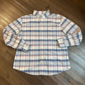 Camisa de vestir Vineyard Vines para hombre XL ajustada Tucker lavado de agua salada - Imagen 1 de 11