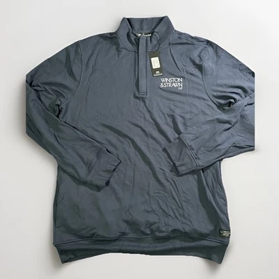 Travis Mathew Newport Fleece 1/4 Zip Pullover Men’s Large Golf Sweater New - Image 1 of 4