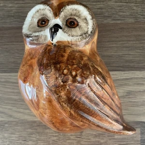 BABBACOMBE POTTERY DEVON OWL STRING SCISSOR HOLDER WALL PLAQUE - Picture 1 of 17