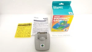 N64 64 Nintendo Game Boy Pokemon Stadium Transfer Pak Pack NUS-019 Manual en caja - Imagen 1 de 12