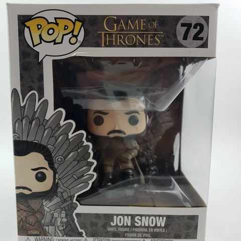 Funko POP! Game of Thrones JON SNOW 72 Sitting on Throne Cover