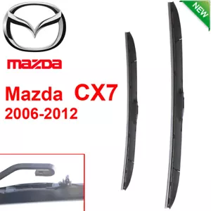 Pair Front Wndshield Windscreen Wiper blades for Mazda CX7 2006-2012 - Picture 1 of 3