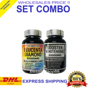 COMBO Premier Edition Glucenta Diamond + Skin Booster 10X Whitening DHL Express - Picture 1 of 5