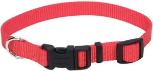 Coastal Pet Tuff Side Release Adjustable Dog Collar, Red, 14-20 Inch