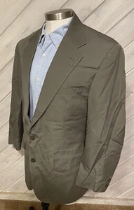 BROOKS BROTHERS Mens Blazer Sport Coat Casual Jacket Size 42R Poplin Cotton Suit - Picture 1 of 9