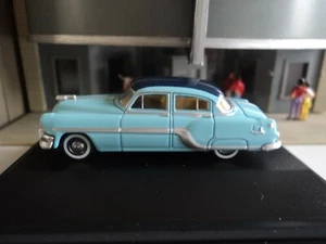 Oxford 1954 Pontiac Chieftain (4 puertas) azul 1/87 coche diecast HO GM - Imagen 1 de 7