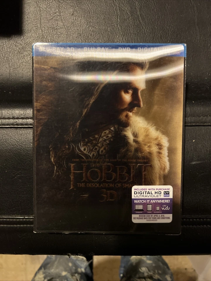 The Hobbit The Desolation Of Smaug 3D Blu-Ray + DVD + Digital HD Ultraviolet  - Image 1 of 1