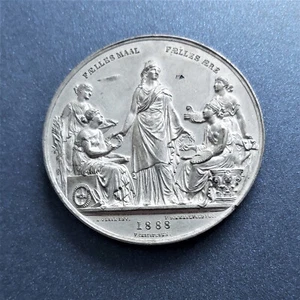 P106- Zinn-Medaille - NORDISCHE KUNST u INDUSTRIE AUSSTELLUNG - Kopenhagen 1888 - Bild 1 von 3