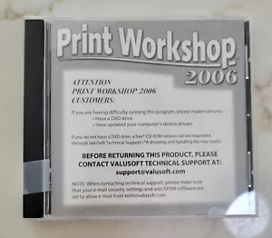 Print Workshop 2006 PC DVD-ROM ValuSoft ImagineEngine 2005 Windows 98/2000/Me/XP - Picture 1 of 1