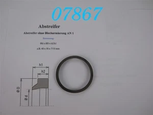 MERKEL RASPADOR / ANILLO RASPADOR 56 x 64 x 7/5 Mm PERFIL AN1 - Imagen 1 de 1