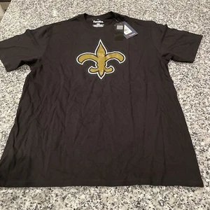 Black Fanatics New Orleans Saints Graphic T Shirt L NWT New - Picture 1 of 5