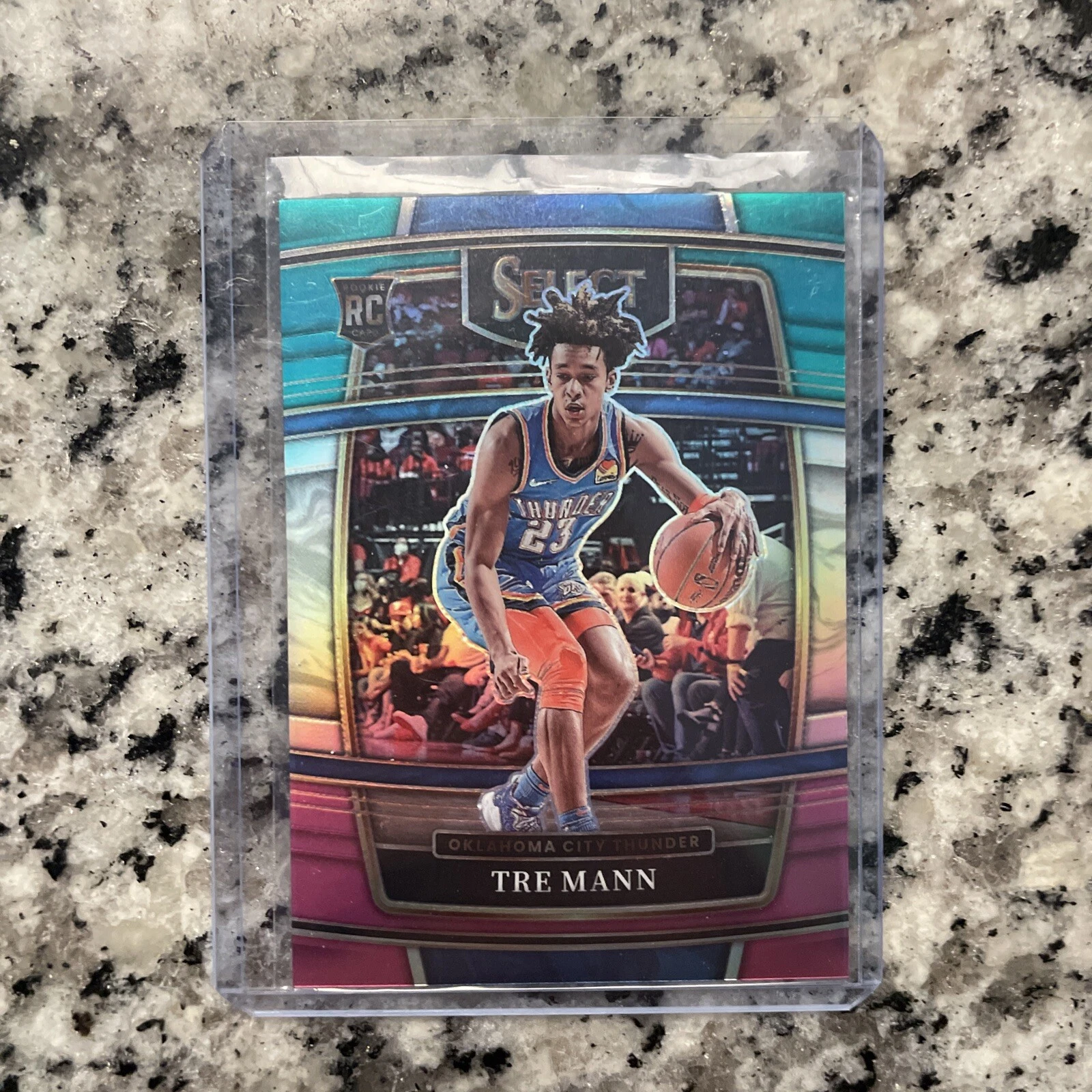 2021 Panini Select #36 Tre Mann Rookie Thunder Tri-Color Prizms /49!