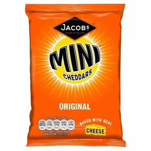 Jacob's Mini Cheddars Original - 50g - Pack of 8 - Picture 1 of 1