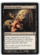 Appetite for Brains *PLAYSET* Magic MtG x4 Avacyn Restored SP