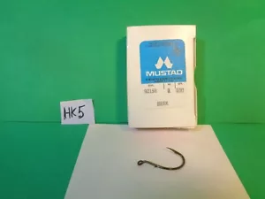 Ganchos de pico de bronce Mustad, talla 1, #92158, 100 unidades, 1 caja (Nuevos) - Imagen 1 de 7