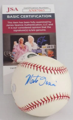 MONTE IRVIN Signed Autographed Baseball New York Giants JSA COA Auto - Image 1 of 4
