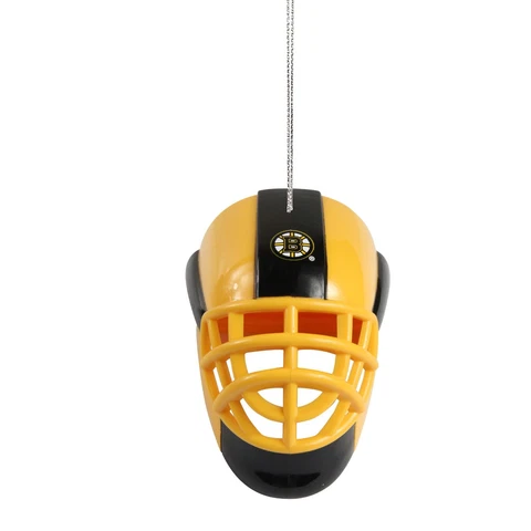 Boston Bruins Goalie Mask Hockey Helmet Plastic Christmas Tree Holiday Ornament Cover