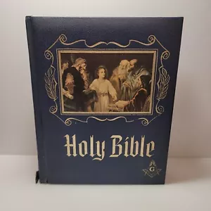 Santa Biblia Masónica, Edición de Referencia Maestra, Edición Carta Roja Reliquia 1971 - Imagen 1 de 16