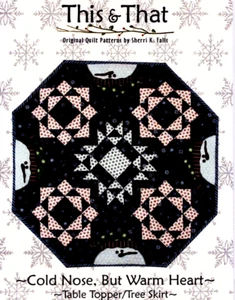 This & That~ Cold Nose, But Warm Heart ~Table Topper/Tree Skirt ~ Sherri K Falls - Imagen 1 de 3