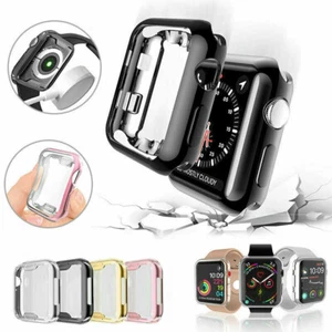 TPU Case Screen Protector Cover For Apple Watch Ultra2 Series 9 8 7 6 SE 41/49mm - Picture 1 of 22