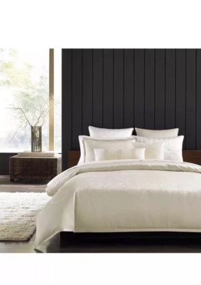 Funda nórdica Hudson Park Mosaic King, falda de cama, 2 sham + almohada de diciembre venta al por menor $820 Foto 1 de 4