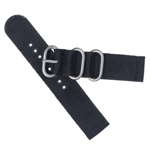 1PC 22MM Adjustable Watch Strap Stretchy Straps Replacement Belt Bands Black - Picture 1 of 8