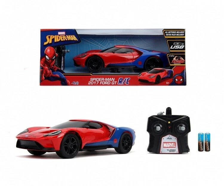 Jadatoys 253226002 - 1:16 Marvel Spider-Man RC 2017 Ford Gt - Nuovo - Immagine 1 di 1