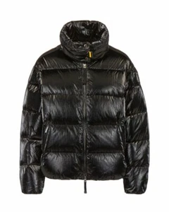 NWT Women's PARAJUMPERS Pia Down Bomber Jacket, XX-Large, Black - Picture 1 of 9