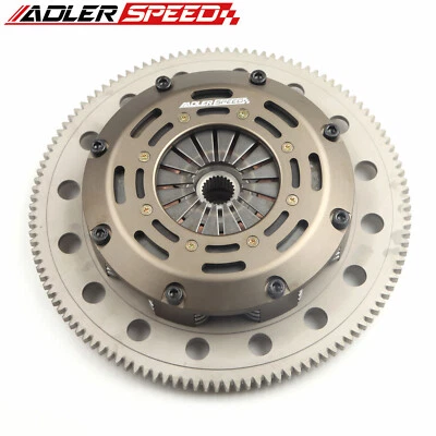 ADLERSPEED Race Clutch Triple Disc Kit For HONDA ACCORD PRELUDE H22 H23 F22 F23 - Image 1 of 4
