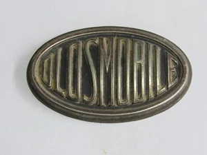 Vintage 1928 Oldsmobile Radiator Badge Emblem Original Metal Logo Olds Decal - Picture 1 of 4