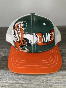 Vintage Y2K Zephyr The Z Hat University Of Miami Hurricanes Trucker Snapback Hat - Bild 1 von 6
