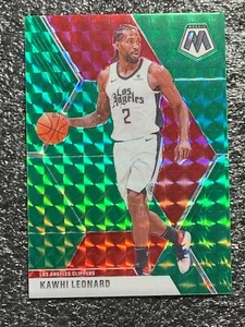 2019-20 Panini Mosaic Basketball Green Prizm #78 Kawhi Leonard Clippers - Picture 1 of 6