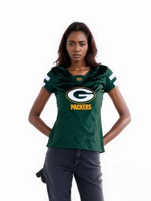 NFL Jersey Packers Green Bay Shiny Dunkelgrün Damen M Football Sportswear  - Bild 1 von 4