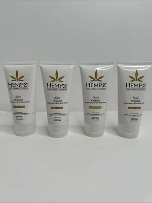 HEMPZ Original Invigorating Herbal Body Wash Gel  Size 3 oz  Lot Of 4 - Image 1 of 4