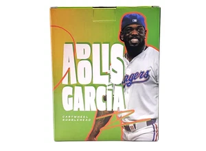 Texas Rangers Bobblehead Adolis Garcia Cartwheel Globe Life from 9/21/24 Game - Picture 1 of 11
