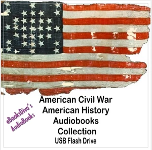 American Civil War American History Audiobooks Collection in USB Flash Drive - Picture 1 of 4