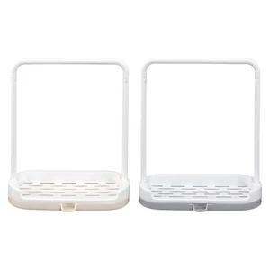  2Pcs Kitchen Storage Shelf Geschirrtuchhalter Non-Punching Towel Shelf Dishrag - Bild 1 von 12