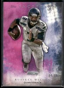 2015 Topps Inception #50 Russell Wilson Magenta #/99 - Picture 1 of 2