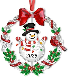 Christmas Ornament 2025 for Christmas Tree Decorations, Dated 2025 Christmas Wre - Picture 1 of 12