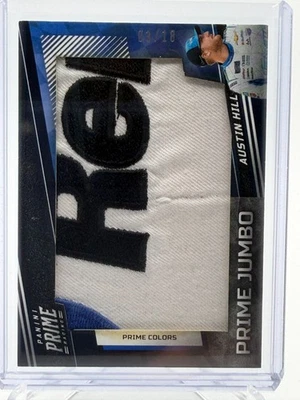 2023 Panini Prime NASCAR Prime Jumbo Austin Hill #PJ-AHI Prime Colors Jumbo /18  - Image 1 of 2